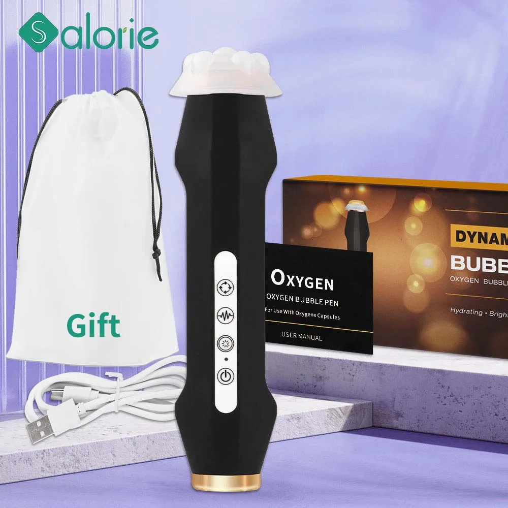 

Portable CO2 Oxygen Bubble Pen Beauty Machine Exfoliate Balance Serum Facial Massager High-frequency Vibration Skin Care