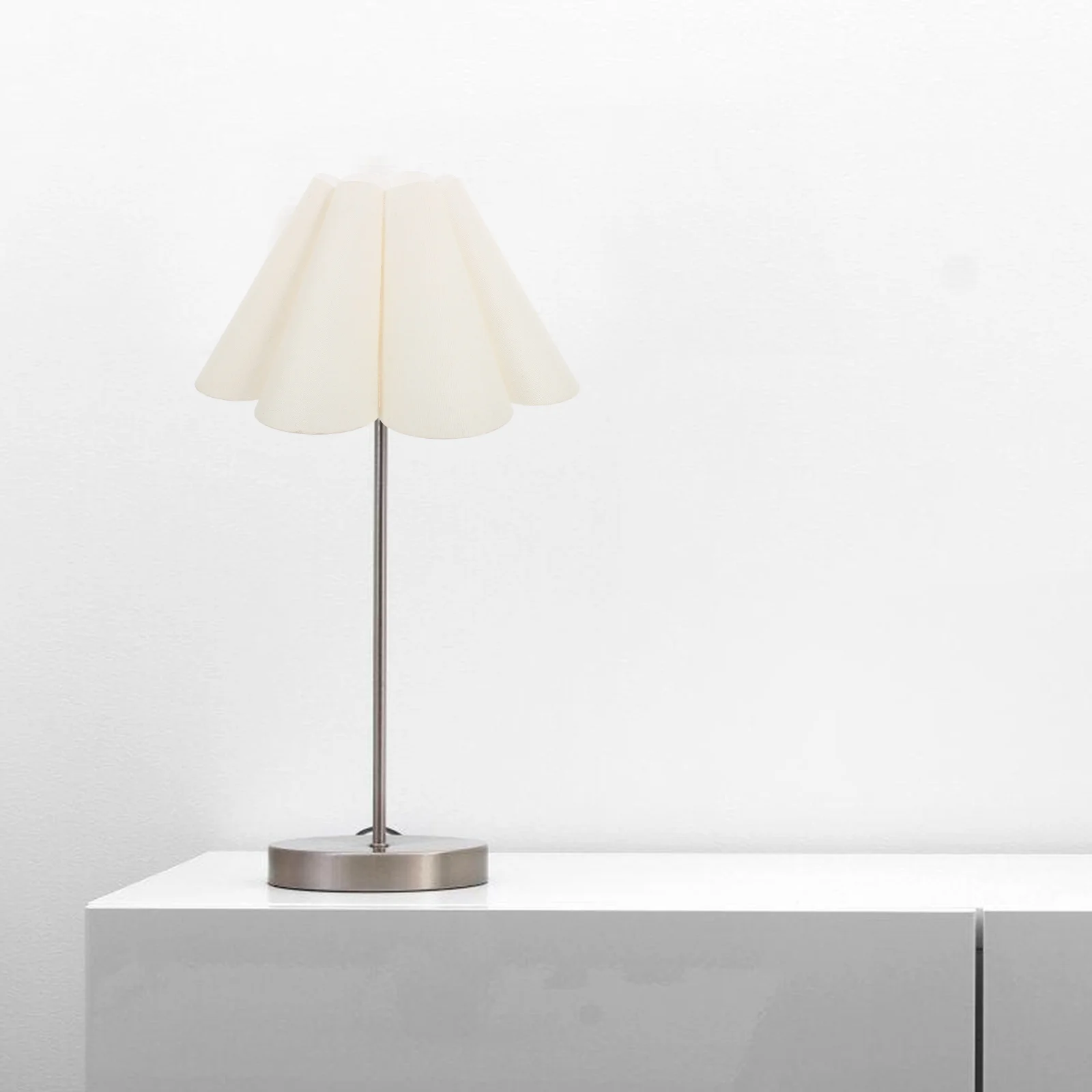 E27 interface pano abajur tecido pétala abajur casa pano abajur luz de parede capa mesa sombra acessórios iluminação