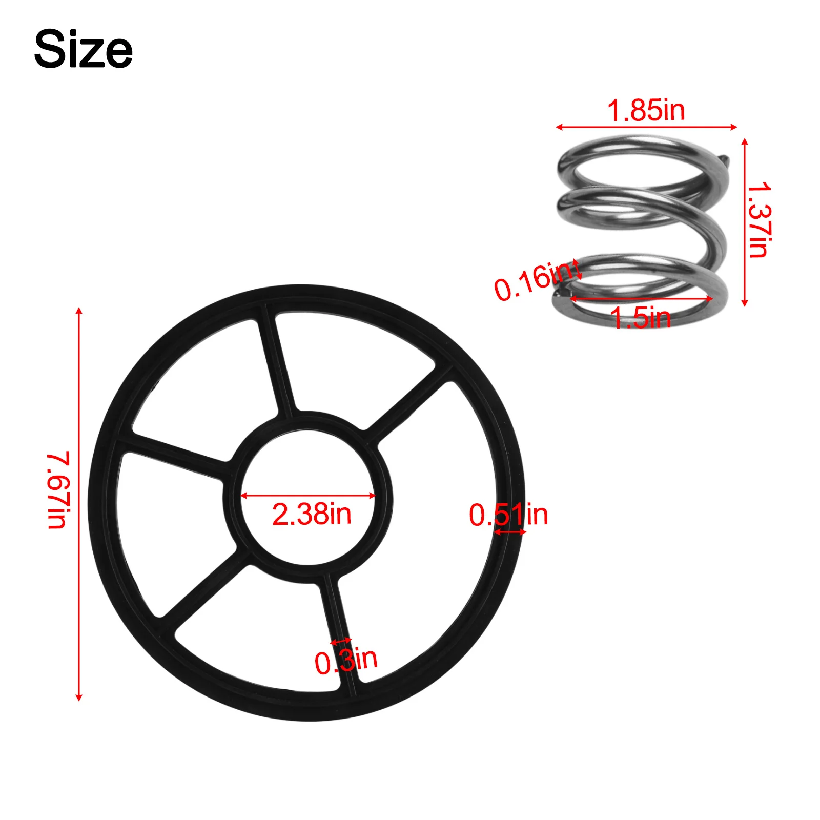 Compression Spring Sealing Filter Gasket For Pool Systems Enhanced Swimming Experience Hassle-free Installation Process As Shown