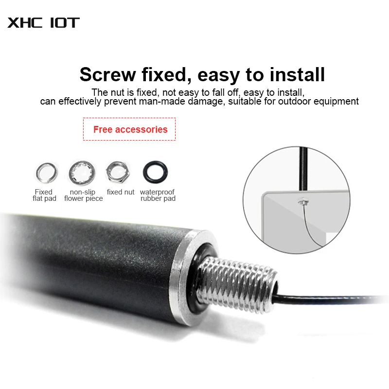 Antenne en caoutchouc série XHCIOT 915MHz, antenne à ventouse pliable, Interface SMA-J, antenne d'armoire, matériau TPEE pour Modem