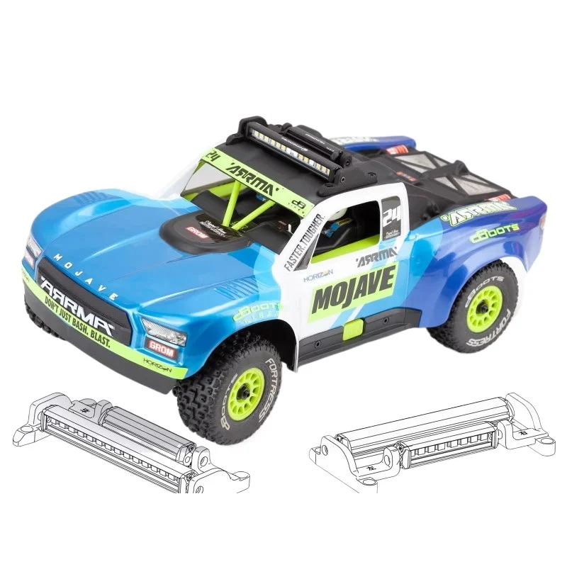 Roof Light Kit for 1/16 ARRMA MOJAVE GROM 4WD Short Course Truck-High Brightness LED Spotlights,No Modification RC Upgrade Parts