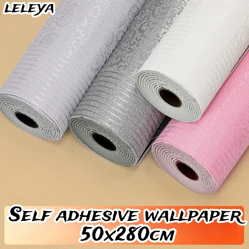 

3D Self Adhesive Wallpaper Continuous Waterproof Wall Sticker for Living Room Bedroom Kitchen Cabinet Waterproof Wall Sticker
