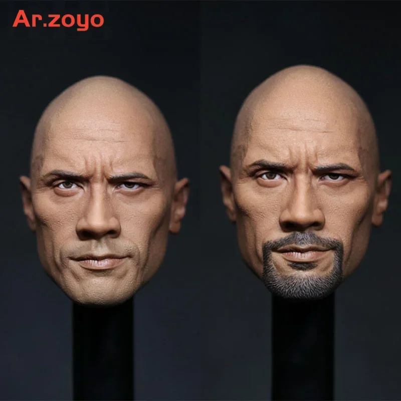 

Eleven 1/6 Dwayne Johnson Head Sculpt Blad Male Soldier Head Carving Model Fit 12'' Action Figure Body