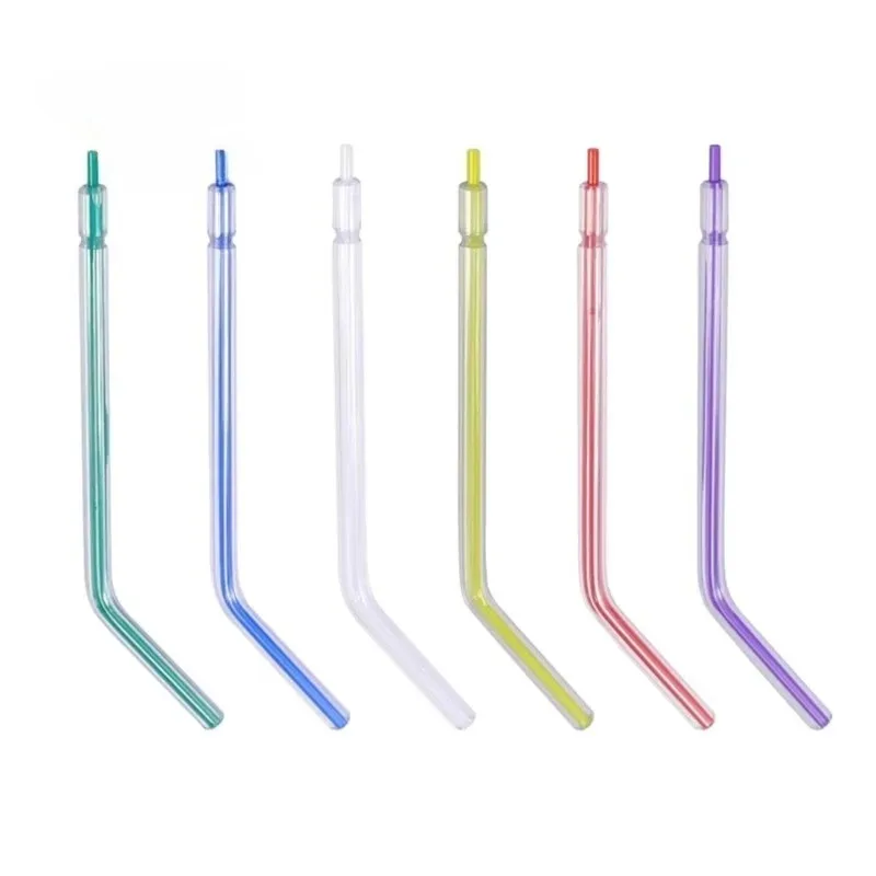 250 Pcs/bag Disposable Three in One Air/water Spray Head Multi Color L-shaped Nozzle Plastic Core Best Tools s