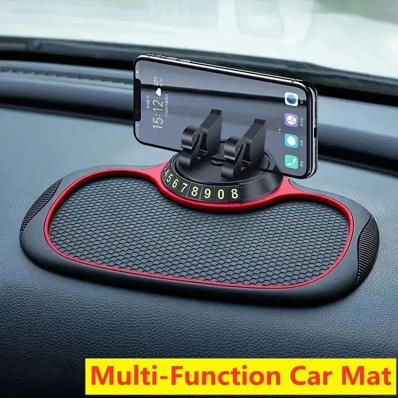 

ftvae MultiFunction Car Anti-Slip Mat Auto Phone Holder Non Slip Sticky Anti Slide Mobile Phone Mount Silicone Dashboard Car Pad