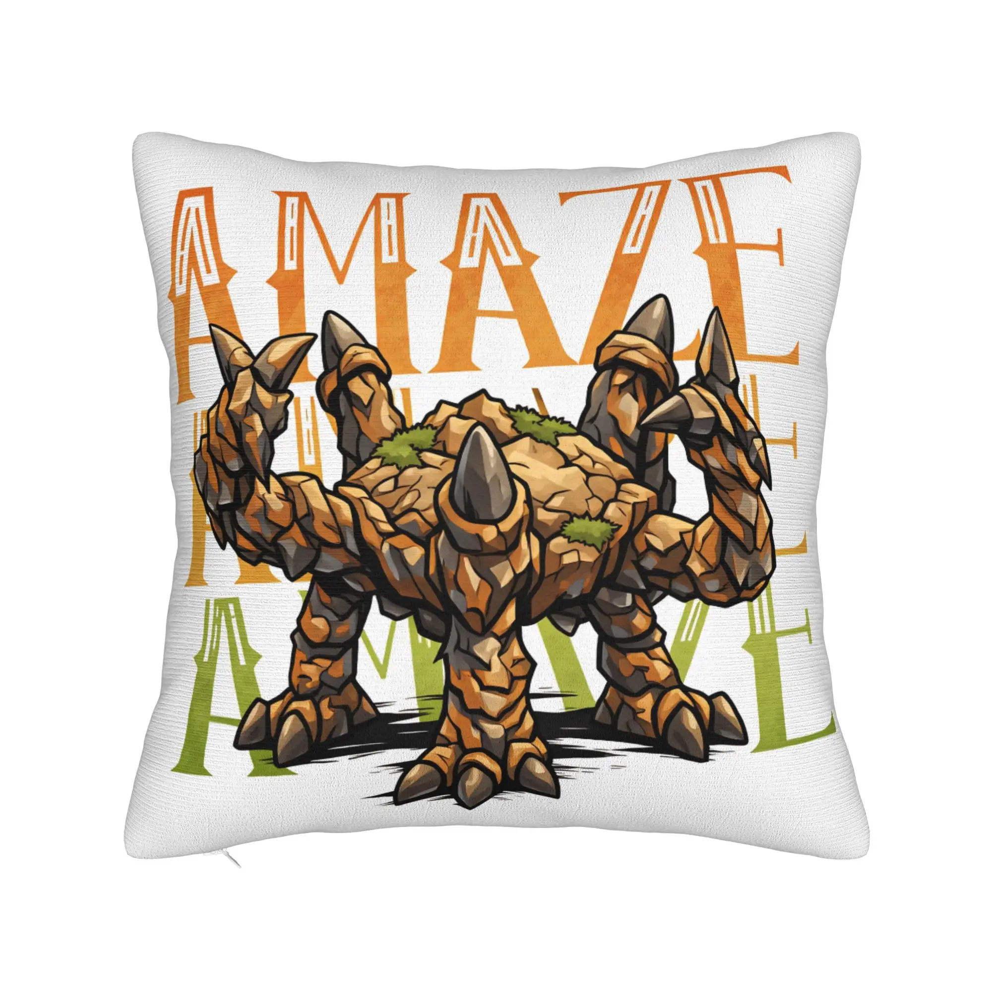 R-Rockys Amazes Pillow Case  Vintage Pillow Cover Soft Pillowcases For Living Room Sofa