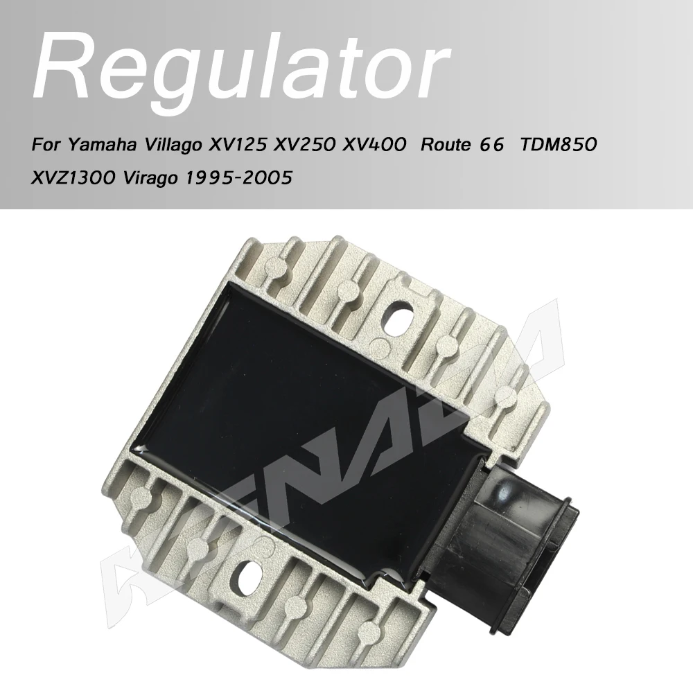 

For Yamaha Villago XV 125 250 400 Route 66 TDM850 XVZ1300 Virago 1995-2005 Motorcycle Voltage Regulator Rectifier
