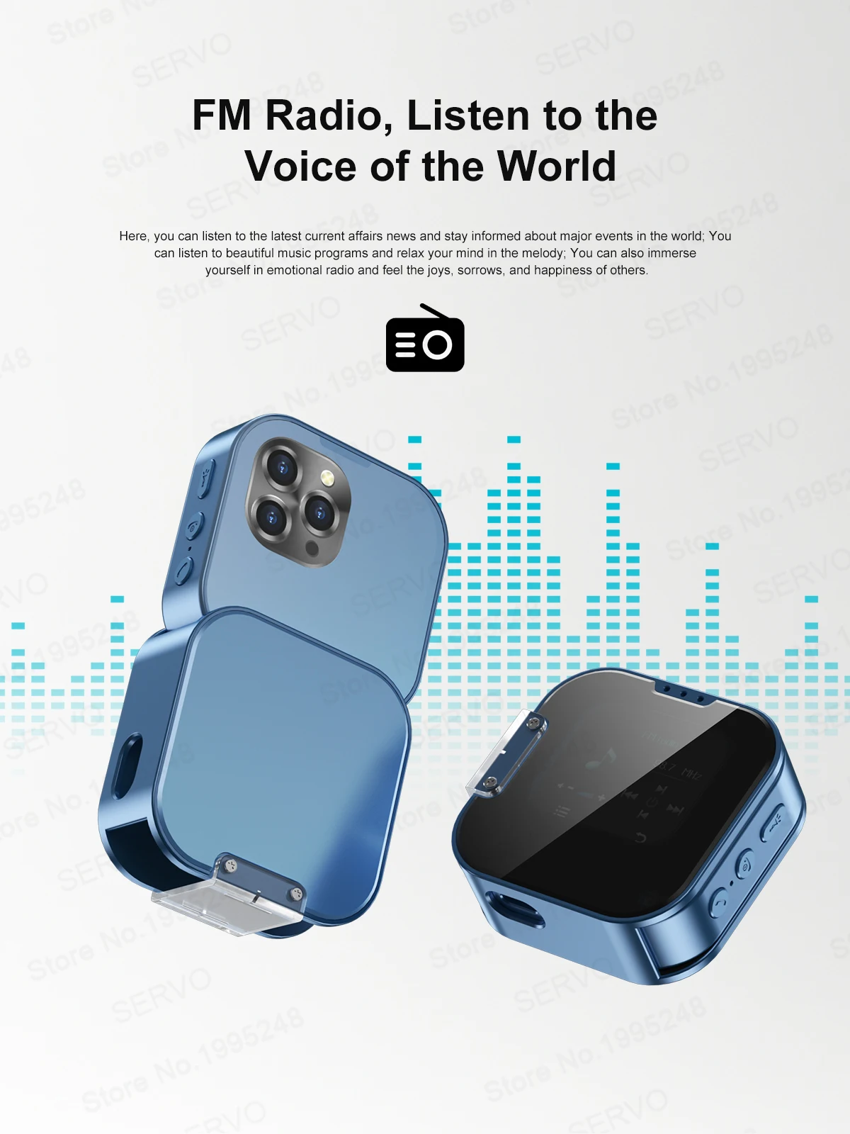 SERVO I19 ROTATE Touch Screen Mini Mobile Phone 2G 2SIM Magic Voice Bluetooth Dial FM Radio 90° Rotating Small Feature Cellphone