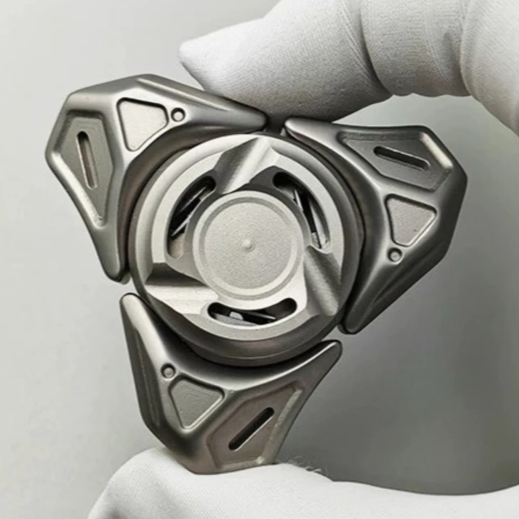 Fidget Slider Open Armor Spinner EDC Toys Stainless Steel Anti Stress Sensory ADHD Focus Desk Toy