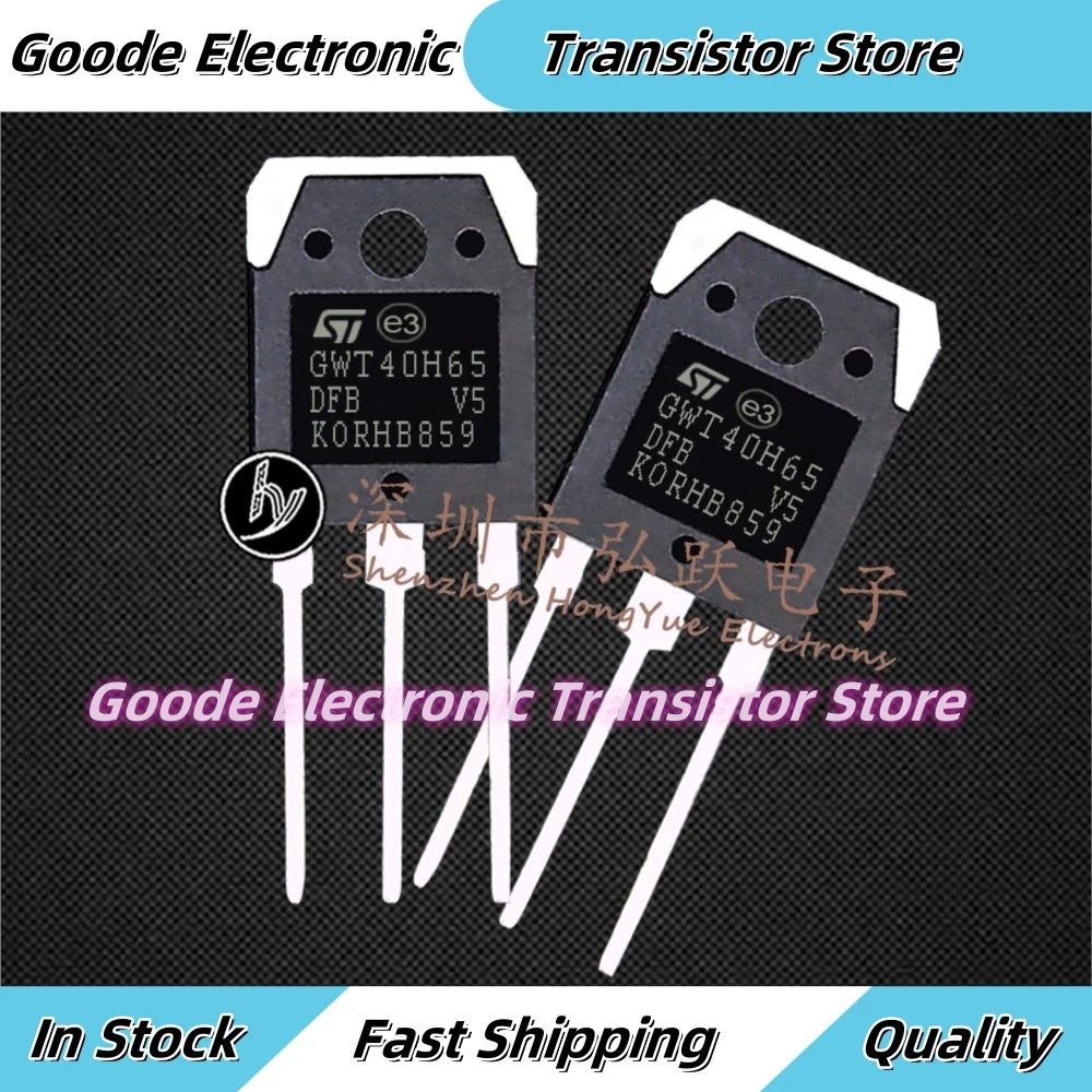 10PCS GWT40H65DFB STGWT40H65DFB  TO-3P 650V 80A Fast Shipping Best Quality Can Be Purchased