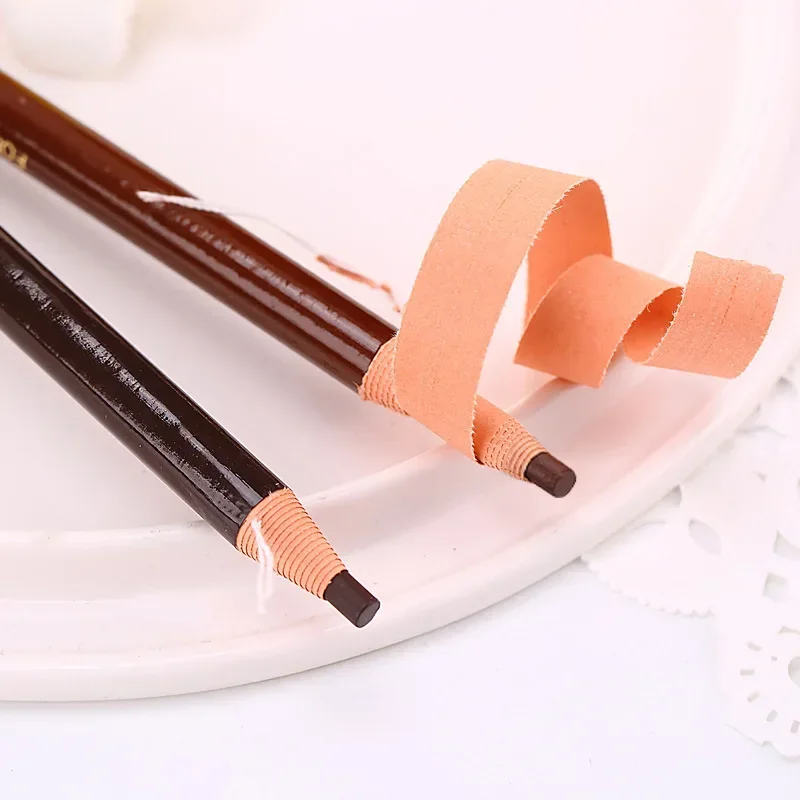 1Pc Long Lasting Eyebrow Pencil  Black Brown Gray Waterproof Natural Pull Eye Brow Enhancers Pen for Eyes Cosmetics Makeup Tools