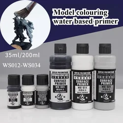 35ml/200ml Environmental Protection Waterborne Model Spray Primer DIY Military/architectural/landscape Model Coloring Primer