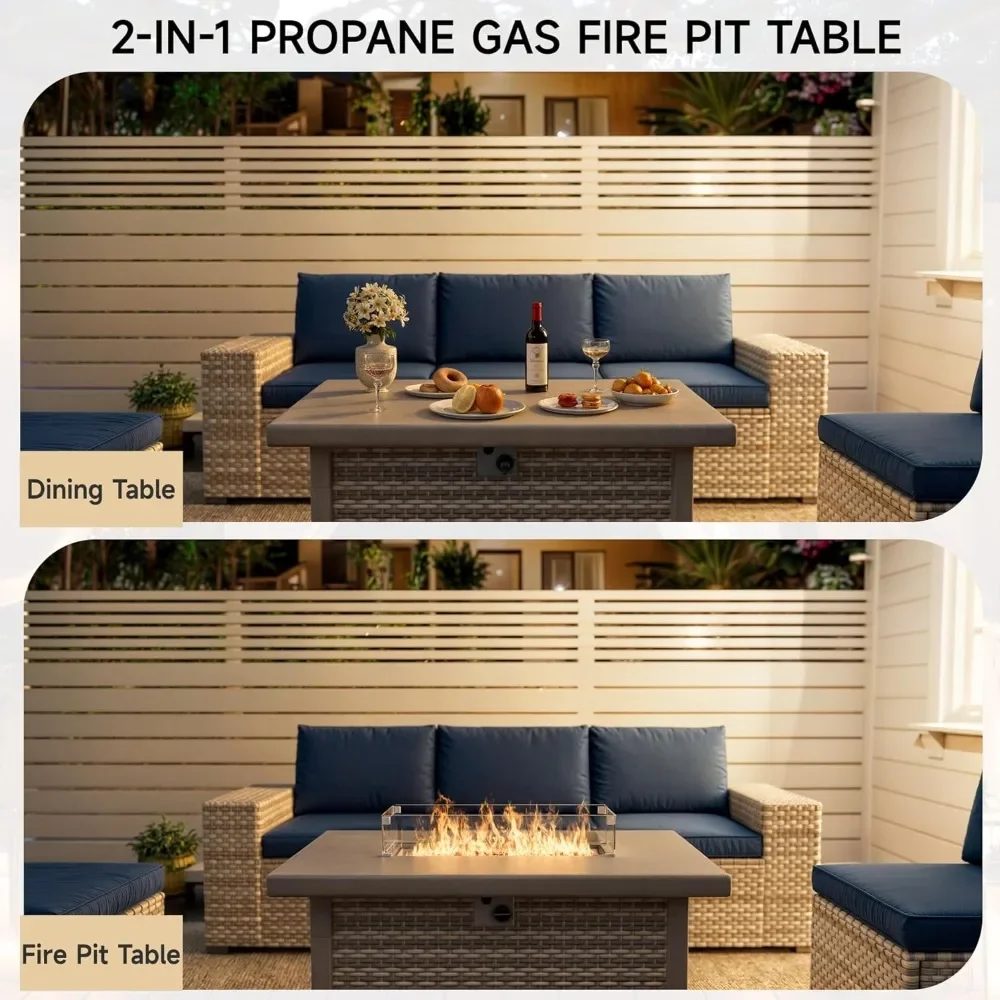 Rectangle Outdoor Fire Pit 5