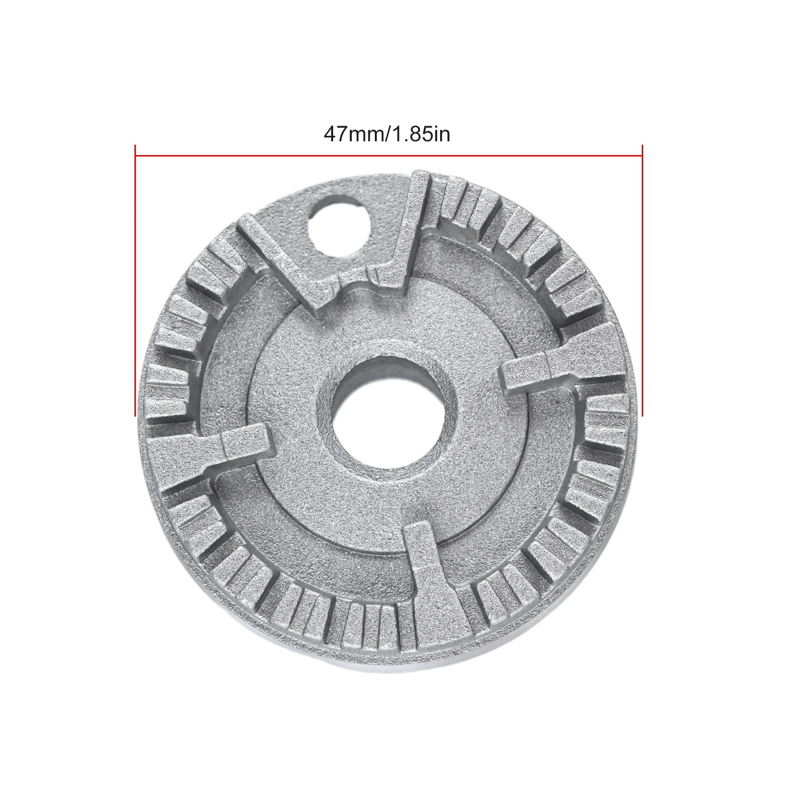 Burner Divider 47mm Fire Distributor Reliable Uniform Heat Distribution Aluminum Enhances Safety Efficient Cooking