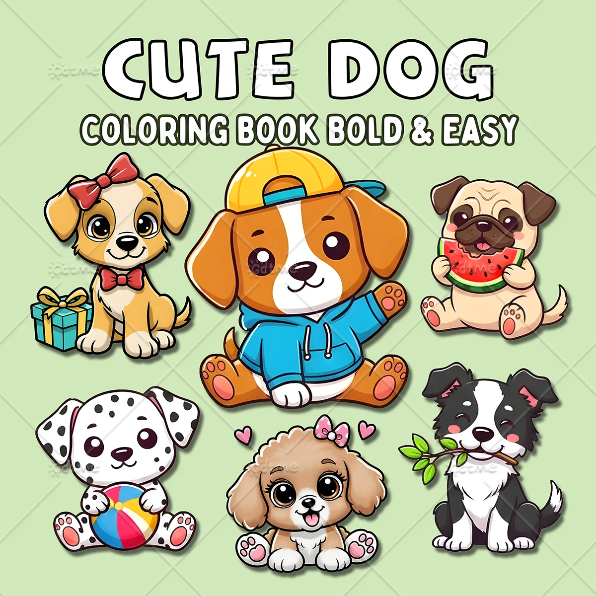 CUTE DOG : Coloring Book for Adults Featuring Cute Cozy Daily Activities for Relaxation (Cozy Spaces Coloring)