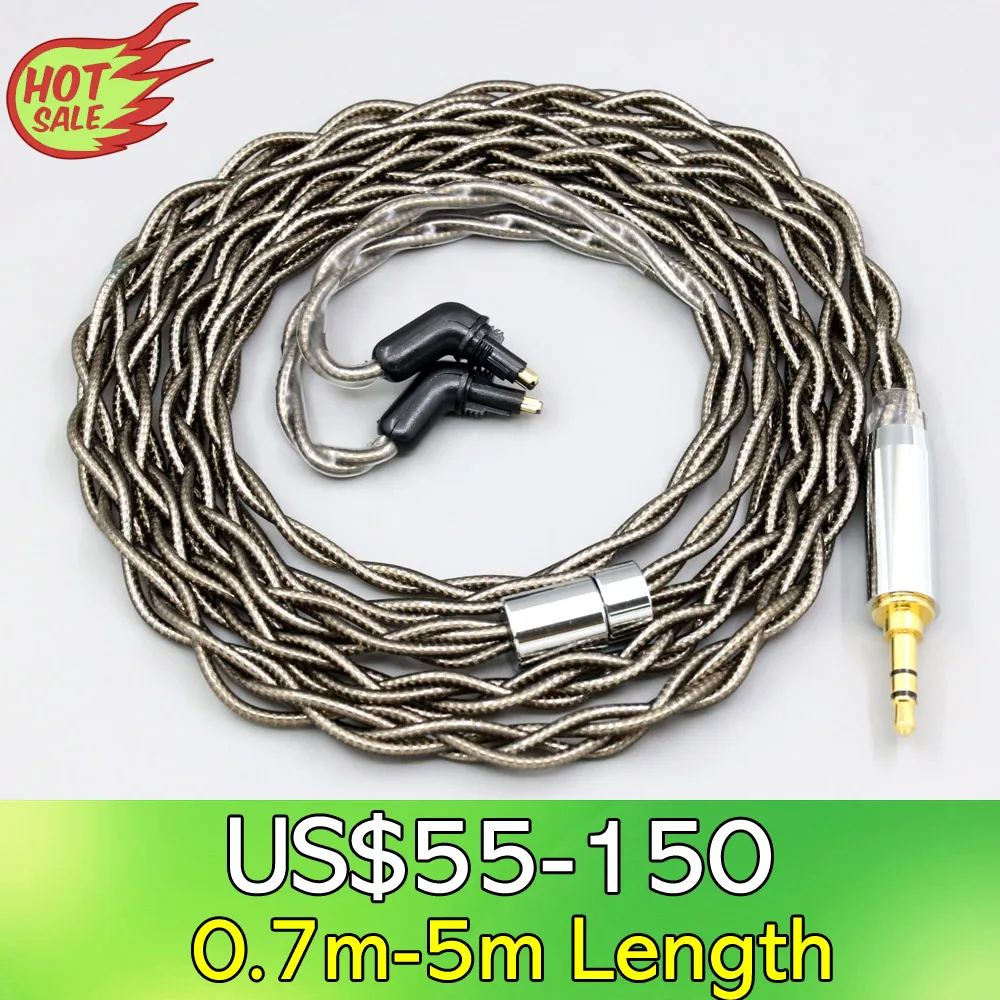 

99% Pure Silver Palladium + Graphene Gold Shielding Earphone Cable For Sony MDR-EX1000 MDR-EX600 MDR-EX800 MDR-7550 LN008194