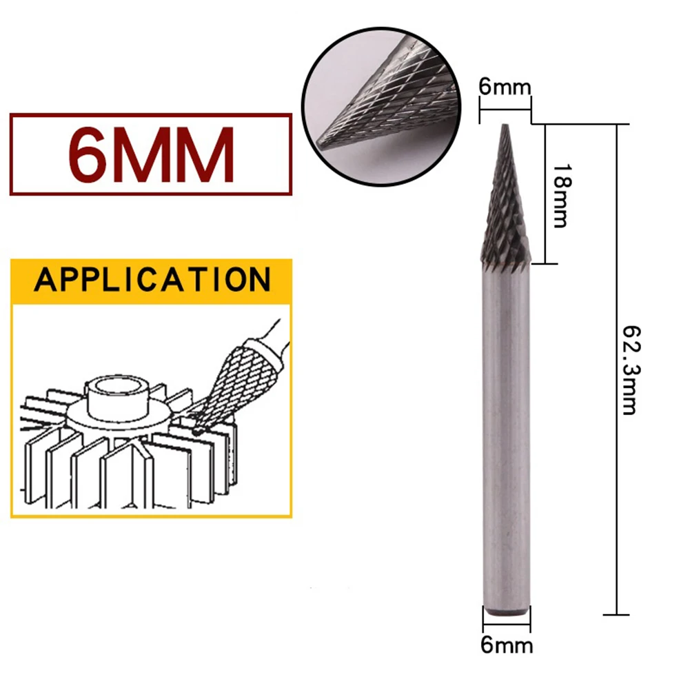 Exceptional Efficiency Rotary File 10mm Durability And Longevity High Efficiency Tool High Hardness Processing