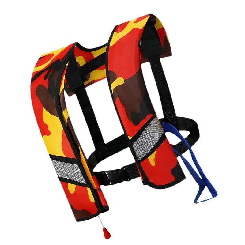 

Adult Life Vest Boating Swimming Vest Inflating For Saving Life Women Men Buoyancy Aid To Ensure Water Sports Safety For Seaside