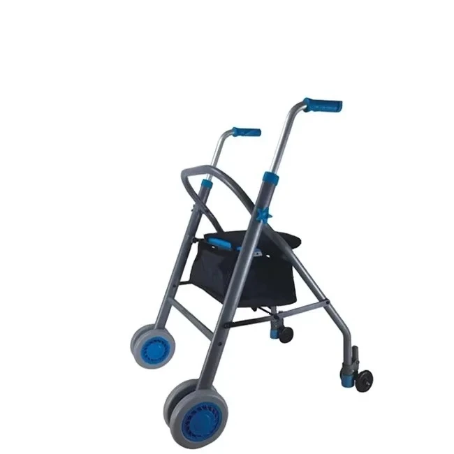 

Folding Aluminum shopping rollator walker with Seat For Elder