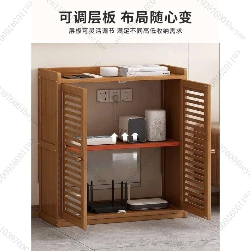 واي فاي راوتر خزانة الطابق الدائمة راوتر صندوق تخزين مودم قطاع الطاقة إدارة الكبلات مخفي المنظم للمنزل مكتب