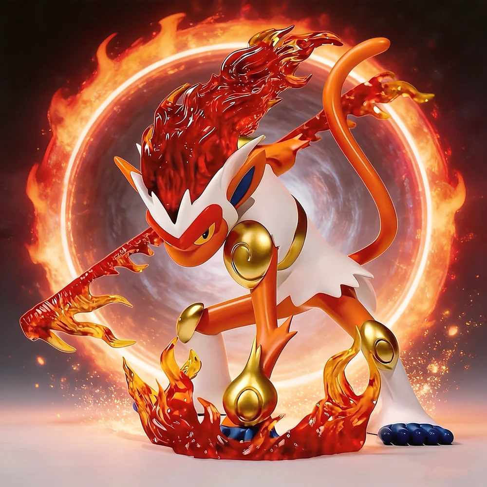Figura de acción de Pokémon Infernape de 13cm/5.11in, figuras de acción de PVC, modelo de colección, juguetes para niños, regalos