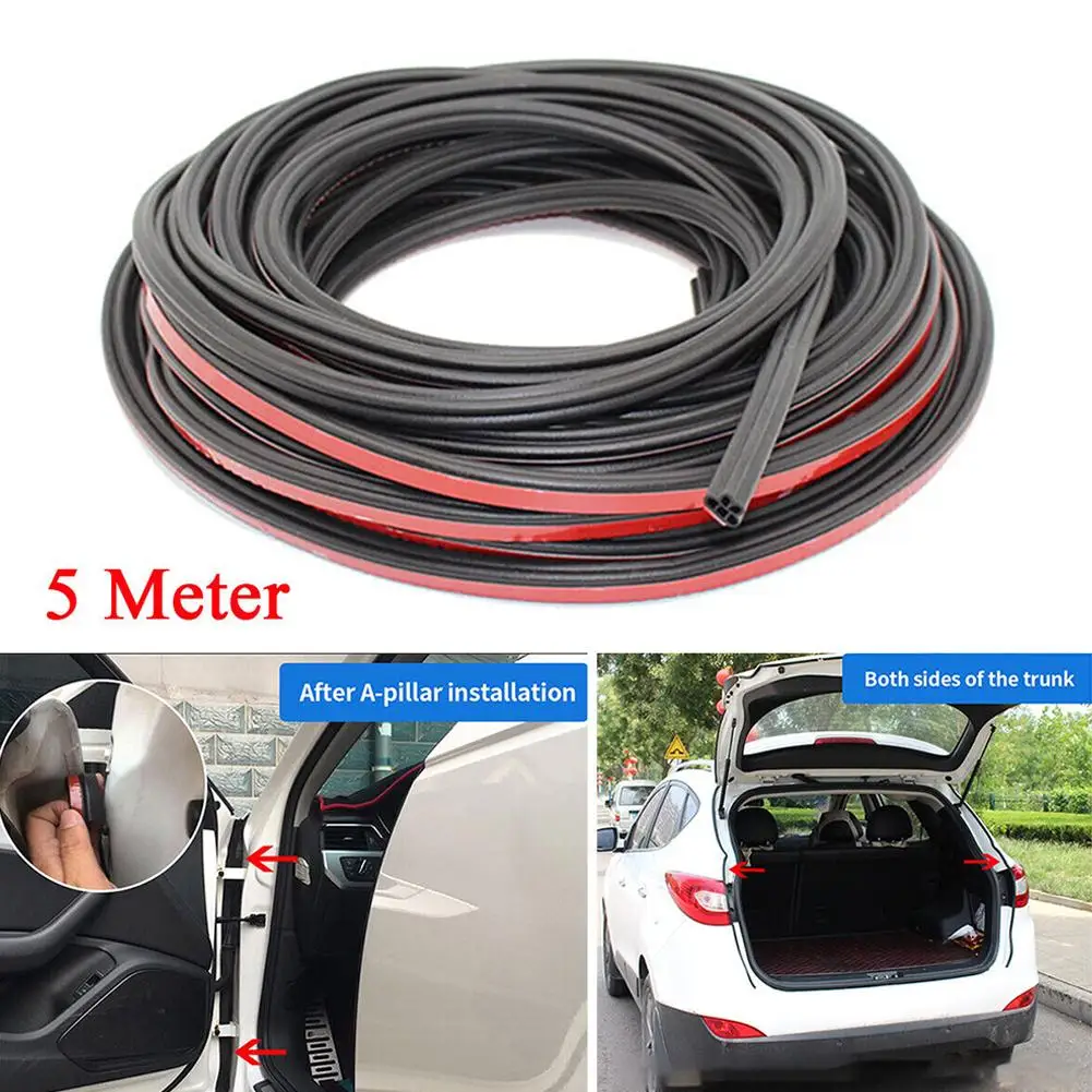 

Car Rubber Strips 4m/8m Insulation Seal Door Stickers Edge Trim Protection Interior Guards Accessories Automotive Weatherst R7Z0