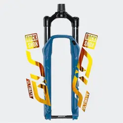 Rockshox SID Front Fork Sticker Bike Decorative Mountain Front Fork Decals Waterproof Bicycle Protective Film Cycling Sticker