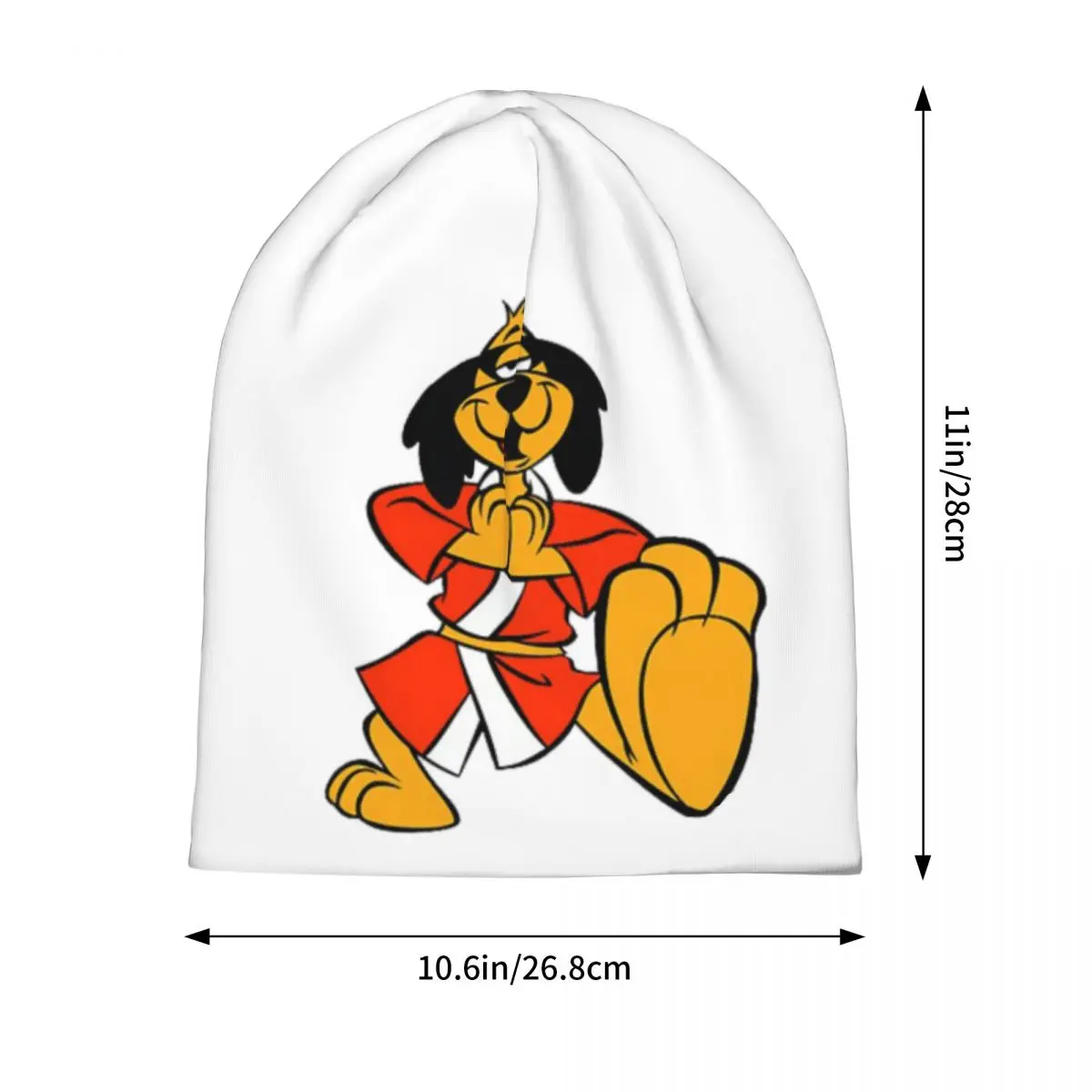 Detective Kung Fu Master Hong Kong Phooey Warm Knitted Cap Hip Hop Bonnet Hat Autumn Winter Outdoor Beanies Hats for Men Women