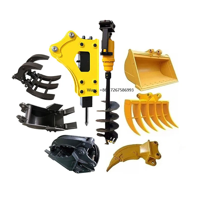 Andere Aufsätze für Baumaschinen. Baggeraufsätze