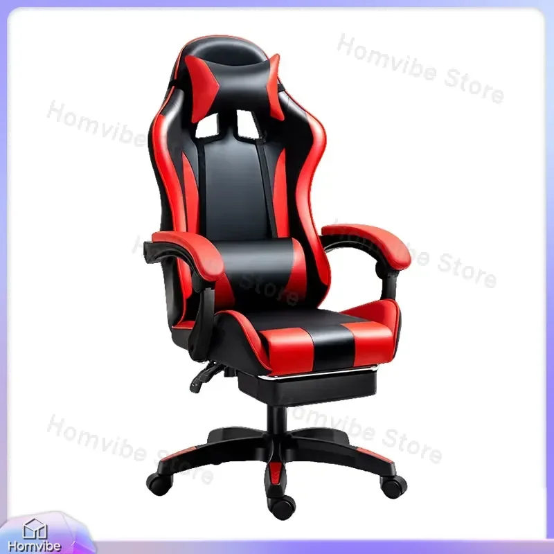 Ergonomic Gaming Chair with Lumbar Support and Headrest Adjustable Height Racing Style Computer Chair for Home Office Esports view 5