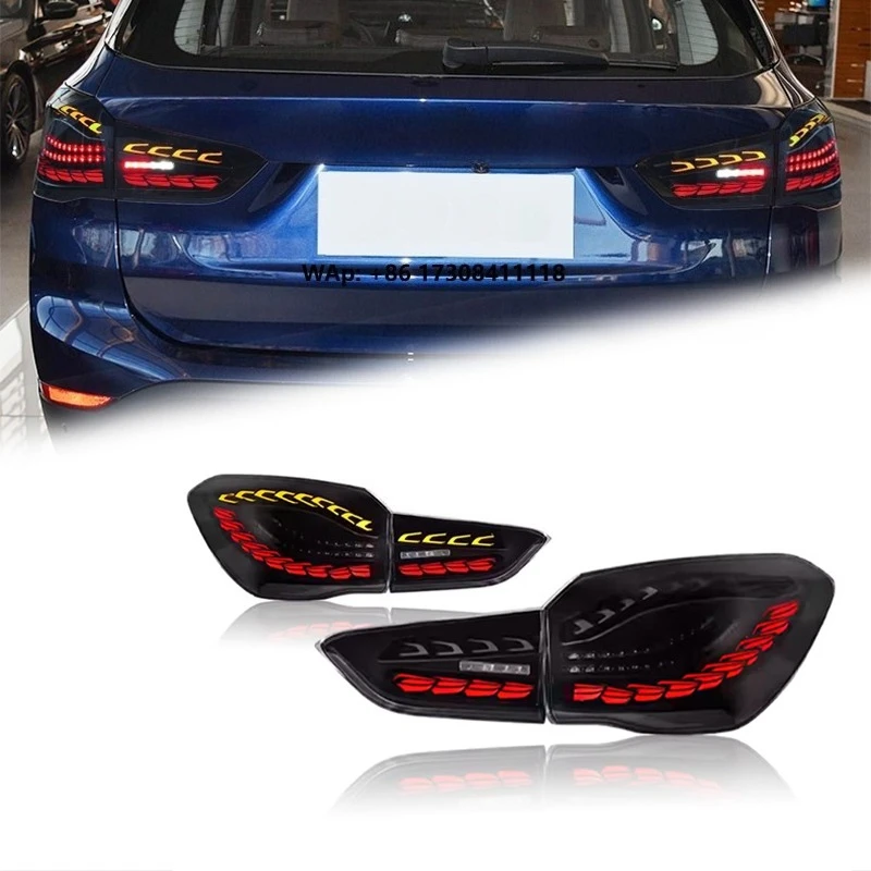 

FT Car Lights For X1 Taillights 2016-2021 Dragon Scale Style LED Tail Lamp Dynamic Turn Signal Light Car Taillights Assembly