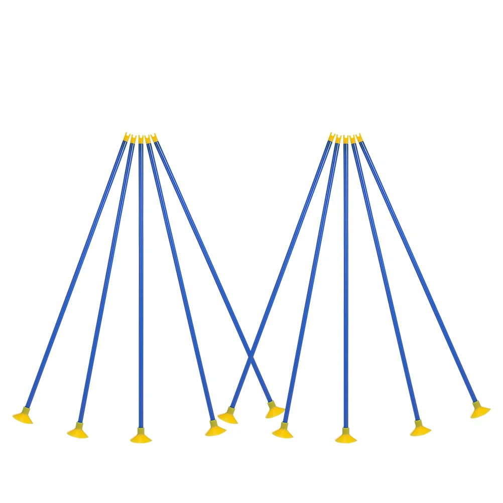 

10pcs Archery Toys Suction Cup Arrows for Kids Blue Color Safe Practice Shooting Game Indoor Outdoor Sport Training