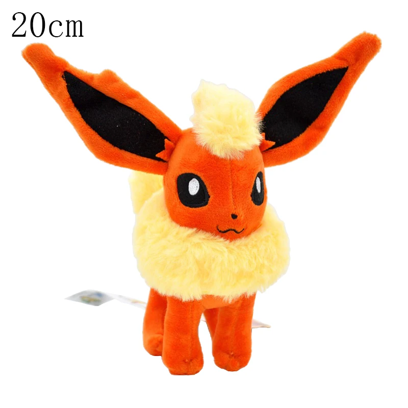 20CM Eevee Plush Toys Pokemon Stuffed Doll Pikachu Glaceon Leafeon Umbreon Espeon Jolteon Vaporeon Flareon Toys Pet Elves Gift