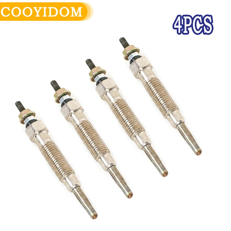 4Pcs Car Heater Glow Plugs For Mitsubishi  SHOGUN  PAJERO / 2.8 /4M40T /4M40 /GP5501 1994-2000 1995 1996 1997 1998 1999