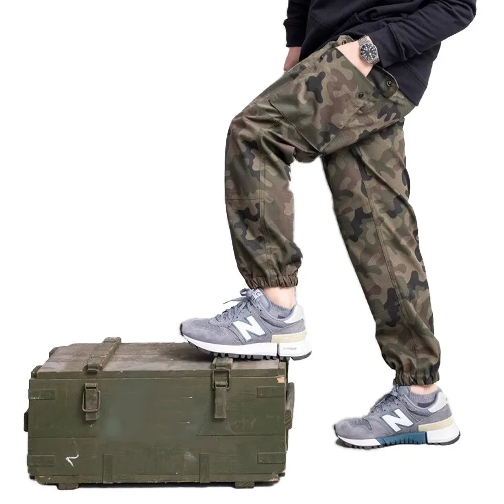 

Camo Sweatpants Loose Foot Casual Training Men's Pants Camouflage Retro Anti-infrared Tactical Pants Retro Pants