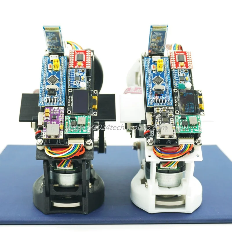 Open Source STM32 Self Balancing O-Type Car Model, Single Wheel Smart Balanced Car Pid Control Algorithm