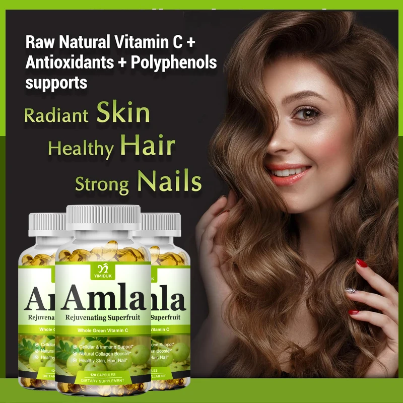 Buy 2 Get 2 Free! Pure Amla Vitamin Capsules, Boosts Immunity, Enhances Digestion, Natural Vitality & Wellness Support