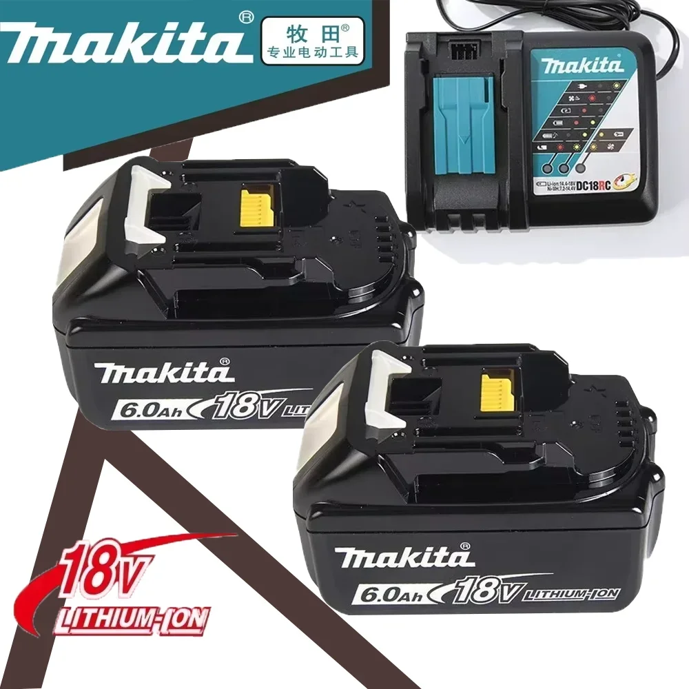 

Makita 18V 6.0Ah rechargeable battery, suitable for Makita BL1840 BL1830 BL1830B BL1850 BL1850B original power tool battery