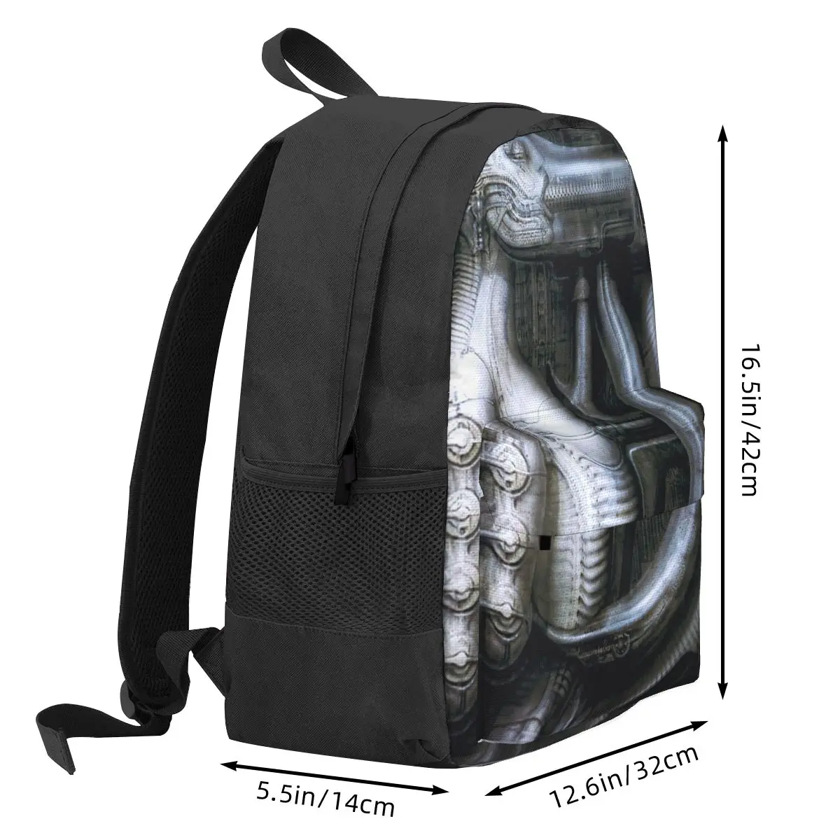 Hans Ruedi Giger Collection Backpack Student BookBag Children School Bag Laptop Shoulder Bags for Men Women