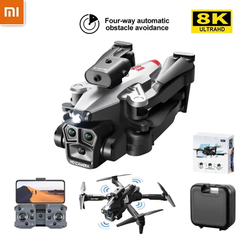 Xiaomi MIJIA K10 Max Drone 4K 8K Professional Triple Camera Optical Flow Hovering Obstacle Avoidance Quadcopter Boys Kids Gift