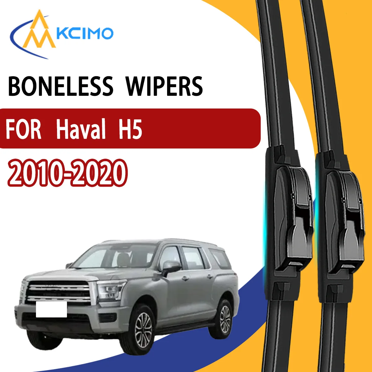 

2Pcs Front Windshield Wiper Blades For Haval H5 2010-2020 Windscreen Window Car Accessories