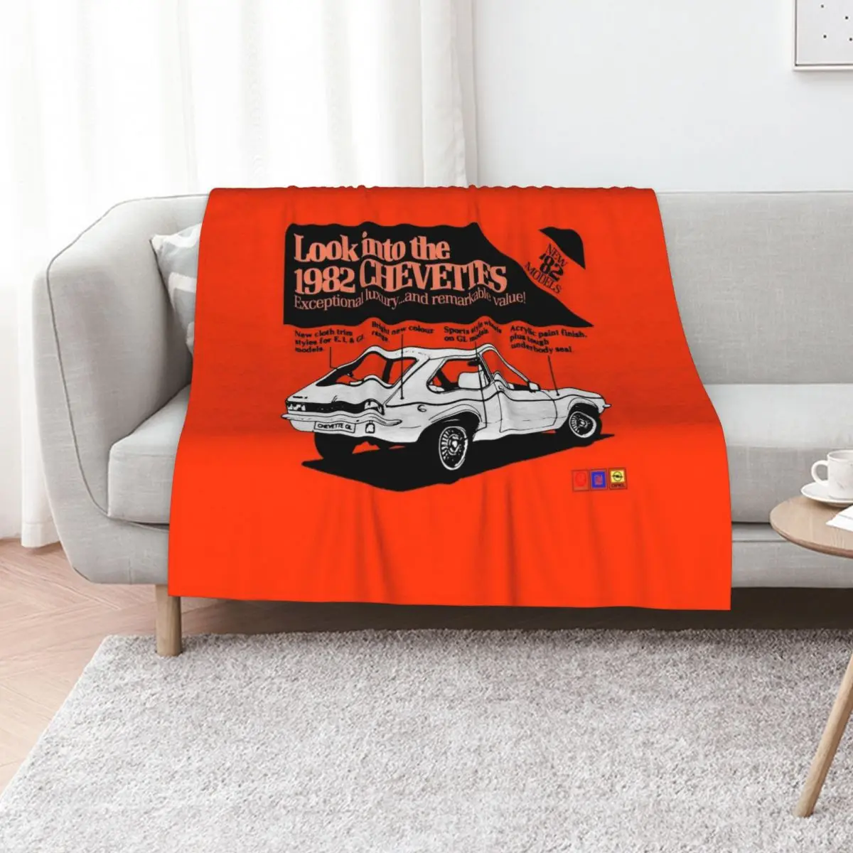 CHEVETTE 1982 Manta elegante y cálida para hotel y hogar