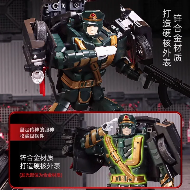 Transformatie Speelgoed Hongqi Jiefang Automobiel Robot Anime Action Figure Model Speelgoed Collectie Ornament Verjaardagscadeaus Op Voorraad