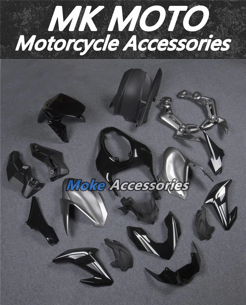 

Moke moto Fairings Kit Fit For Z900 2017 2018 2019 Bodywork Set Abs Injection Gray Black New