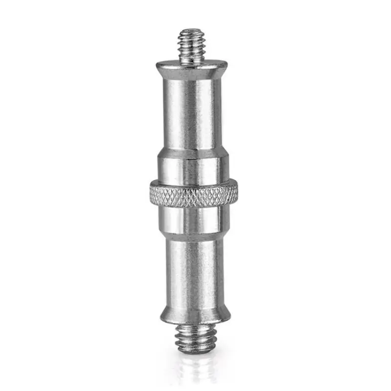 1/4 3/8 Spigot Stud Male Adapter Metal Camera Screw Photograph Hand Tool for Umbrella Flash Light Tripod Photo Studio Accessory