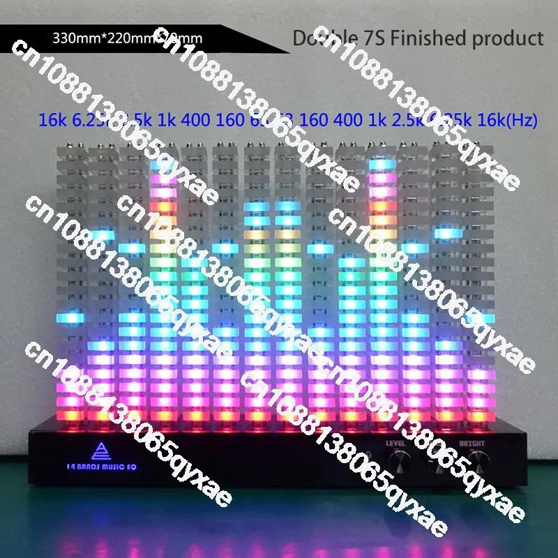 LED Music Spectrum Analyzer Electronic Production Spectrum Level Display VFD Audio VU Meter Amplifier Board Rhythm Light Beam