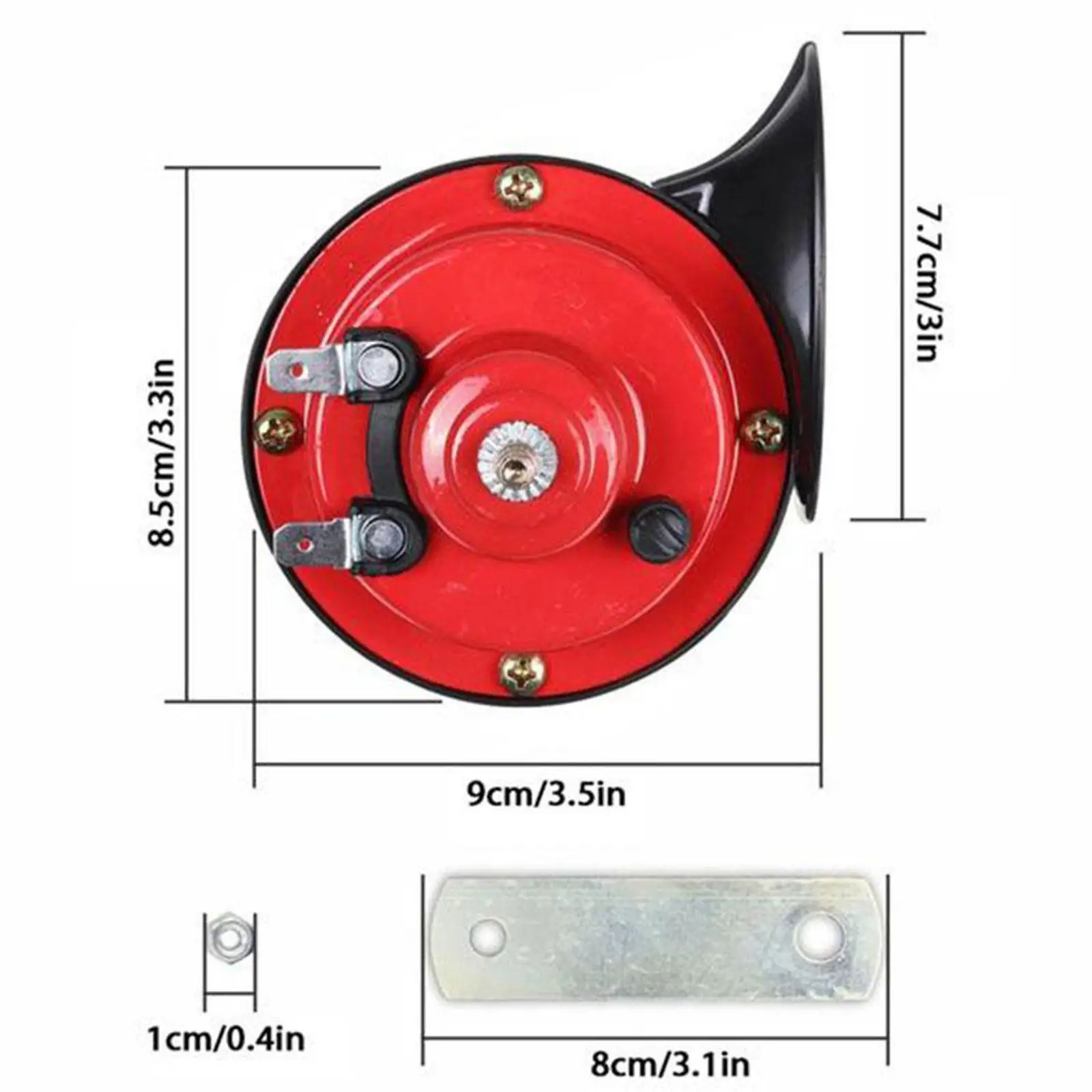 Universale clacson auto forte 24V elettrico lumaca trenino Super forte impermeabile trombe sirena per moto auto camion SUV barca H7H0