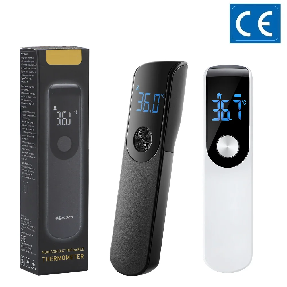 Infrared Fever Thermometer Digital LCD Infant Adult Non-contact Laser Body Temperature Ear Thermometer Finger Pulse Oximeter