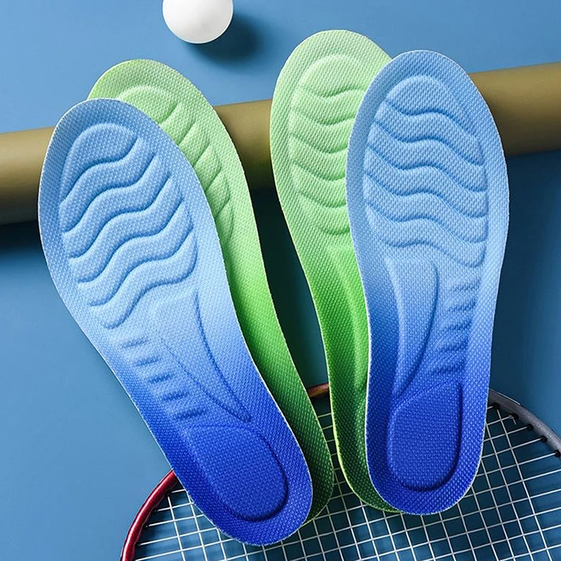 New High-elasticity Orthopedic Sport Insoles Super Soft Breathable Absorption Running Shoe Cushion Running Shoe Pad