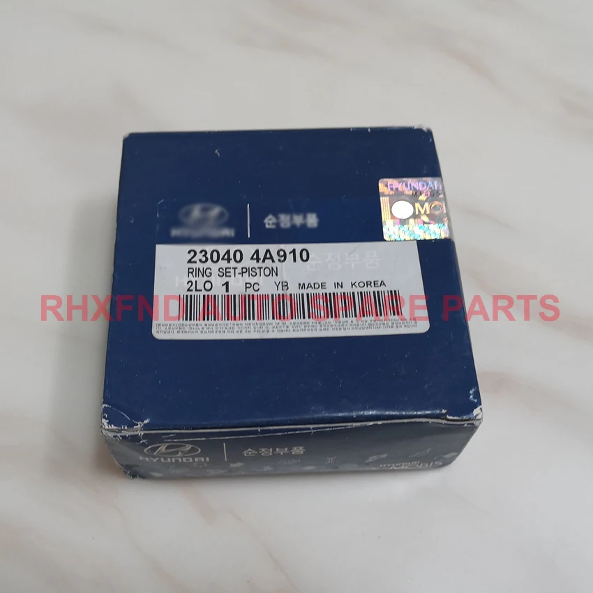 Diesel engine D4CB piston ring OEM 23040-4A910 segments for piston For Hyundai H1 H200 Starex Porter 2.5 or for Kia Sorrento